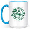 Prone To Shenanigans and Malarkey, St. Patrick's Day Accent Mug White Mug, Irish Coffee Mug 681873
