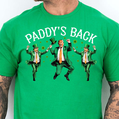 Paddy's Back, Irish Festival, St Patricks Day Shirt, Funny Trump Irish Bright Shirt 681983