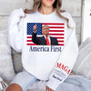 Trump America First Shirt, White House Donald Trump MAGA Sleeve Print Sweatshirt, Republican Gift 682078 - GOP