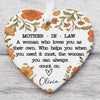 Custom Mother-in-law Present Ornament, Personalized Custom Name and Title Mothers Day Ceramic Ornament, Family Gift, Gift for Mom, Gift for Wife 682124
