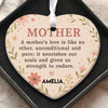 Custom Present For Mother Heart Shape Ornament, Personalized Custom Name Mothers Day Ceramic Ornament, Family Gift, Gift for Mom, Gift for Wife 682127
