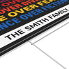 Personalized 8647 Anti Trump Resistance Sign, Custom Political Protest Yard Sign, Bold Anti Trump Message Yard Sign 682179