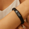 Best Dog Mom Ever Engraved Leather Bracelet | Gift for Mom, Gift for Wife, Special Gift for Mother's Day  | Dog Lover Unisex Bracelet 682238