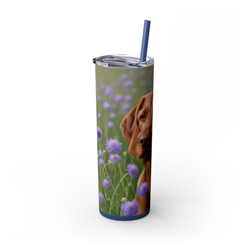 Skinny Tumbler with Straw – 20 oz Stainless Steel Cup