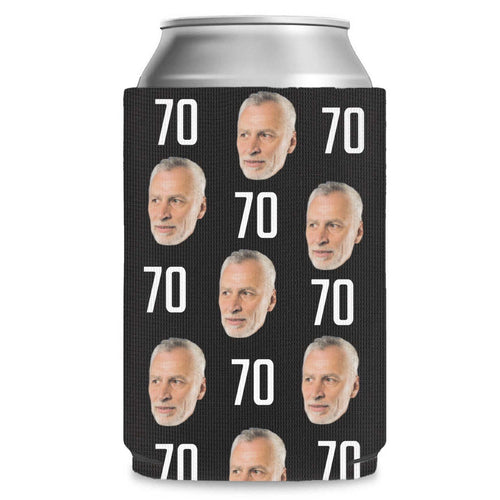 Personalized Portrait Photo Can Cooler | Custom Photo Face Can Holder | Gift for Family | Father's Day, Mother's Day Gift 682411