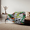 Sweatshirt Blanket – Plush Fleece Throw, 2 Size Options