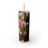 Skinny Tumbler with Straw – 20 oz Stainless Steel Cup