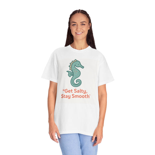 Seahorse Fun Graphic T-Shirt — Catchy Beachy Ocean Vibe