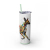 Skinny Tumbler with Straw – 20 oz Stainless Steel Cup