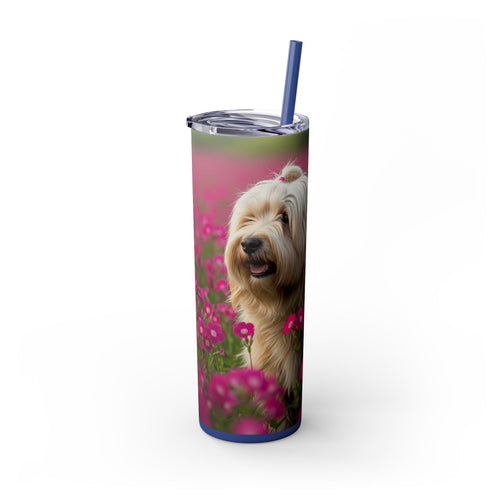 Skinny Tumbler with Straw – 20 oz Stainless Steel Cup
