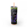 Skinny Tumbler with Straw – 20 oz Stainless Steel Cup