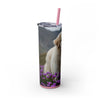 Skinny Tumbler with Straw – 20 oz Stainless Steel Cup