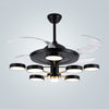 LED Variable Frequency Electric Fan Living Room Lamp