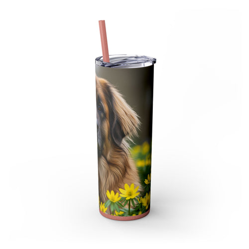 Skinny Tumbler with Straw – 20 oz Stainless Steel Cup