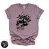 Stay Spooky Skull Tee | Gothic Floral Skull Graphic T-Shirt