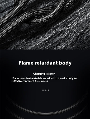 Android TYPE-C Super Fast Charge 5A Nylon Braided Mobile Phone Charging Cable