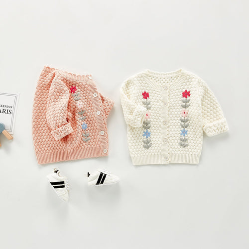 Hand-embroidered Jacket Top All-match Cardigan