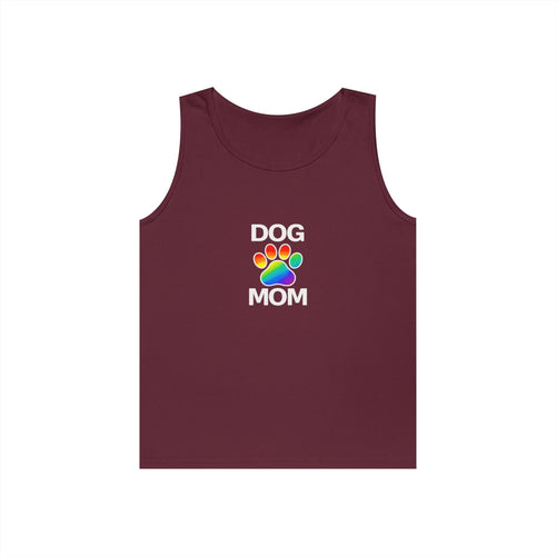 Pride Dog Mom Unisex Heavy Cotton Tank Top (9 Colors)