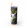 Skinny Tumbler with Straw – 20 oz Stainless Steel Cup