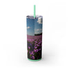 Skinny Tumbler with Straw – 20 oz Stainless Steel Cup
