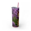 Skinny Tumbler with Straw – 20 oz Stainless Steel Cup