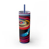 Skinny Tumbler with Straw – 20 oz Stainless Steel Cup