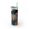 Skinny Tumbler with Straw – 20 oz Stainless Steel Cup