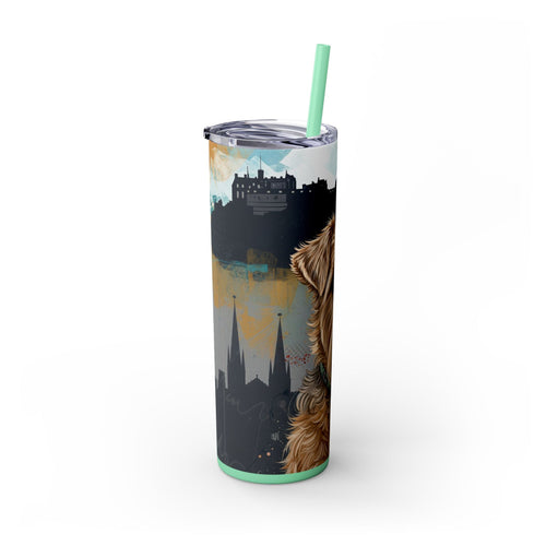 Skinny Tumbler with Straw – 20 oz Stainless Steel Cup