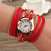 PU leather winding bracelet watch rope table