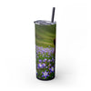 Skinny Tumbler with Straw – 20 oz Stainless Steel Cup