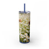 Skinny Tumbler with Straw – 20 oz Stainless Steel Cup