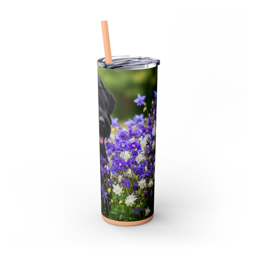 Skinny Tumbler with Straw – 20 oz Stainless Steel Cup