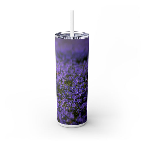 Skinny Tumbler with Straw – 20 oz Stainless Steel Cup