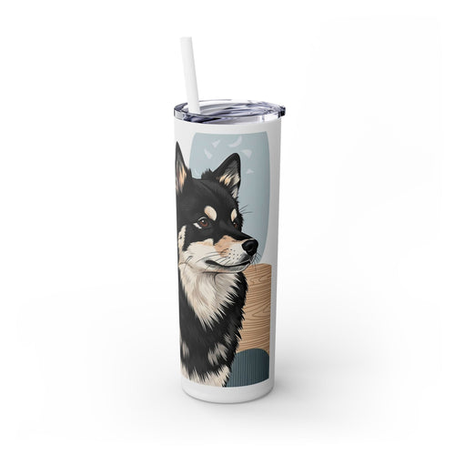 Skinny Tumbler with Straw – 20 oz Stainless Steel Cup