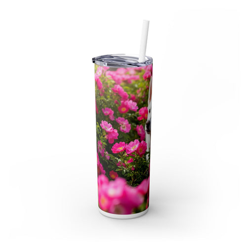 Skinny Tumbler with Straw – 20 oz Stainless Steel Cup
