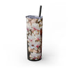 Skinny Tumbler with Straw – 20 oz Stainless Steel Cup