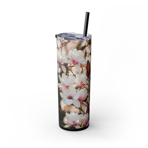Skinny Tumbler with Straw – 20 oz Stainless Steel Cup