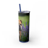 Skinny Tumbler with Straw – 20 oz Stainless Steel Cup