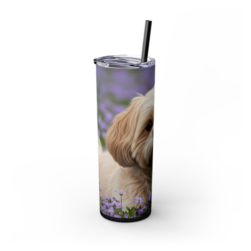 Skinny Tumbler with Straw – 20 oz Stainless Steel Cup