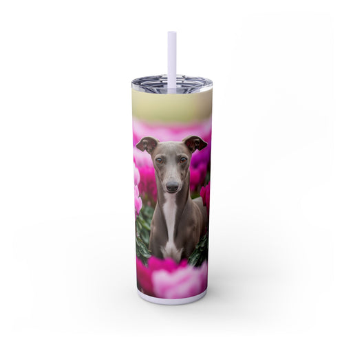 Skinny Tumbler with Straw – 20 oz Stainless Steel Cup