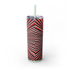 Skinny Tumbler with Straw – 20 oz Stainless Steel Cup