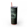 Skinny Tumbler with Straw – 20 oz Stainless Steel Cup
