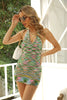 Summer Women's Back Hollow Hanging Neck Beach Dress