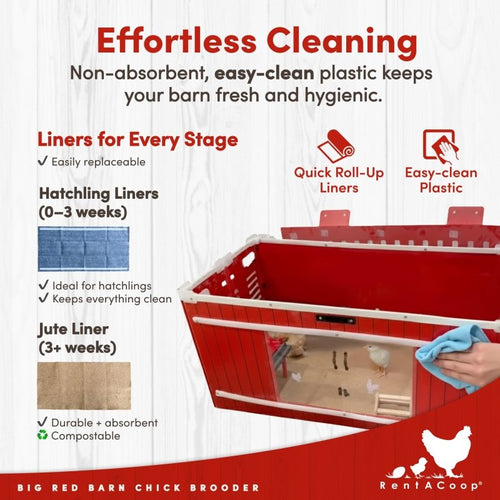 RentACoop Big Red Barn Chick Brooder