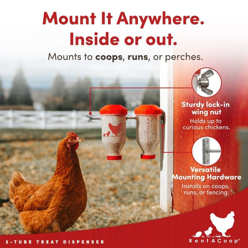RentACoop Small Chicken Treat Dispenser