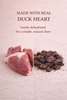 Duck Heart for Dogs & Cats | Protein-Rich Treat | Whisker & Tail Co.
