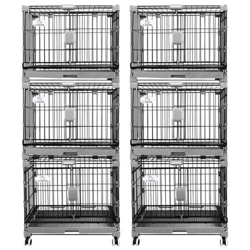 24-30 Black Metal Wire Dog Crate LS-2N01/LS-2.5N01