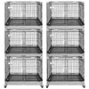 24-30 Black Metal Wire Dog Crate LS-2N01/LS-2.5N01