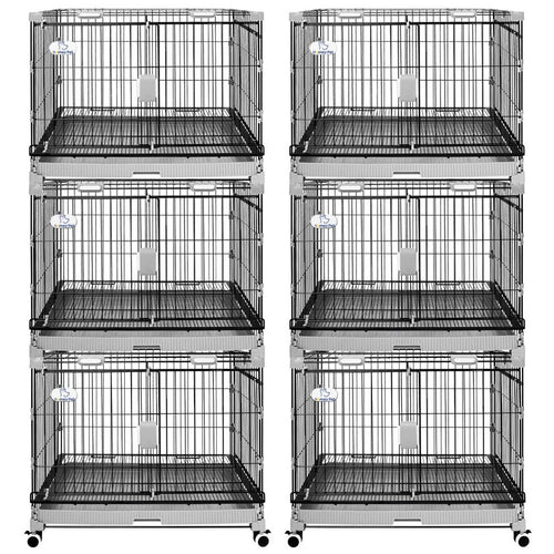 24-30 Black Metal Wire Dog Crate LS-2N01/LS-2.5N01