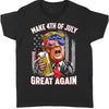 4th Of July Unisex Shirt | Trump 2024 Great Maga Shirt | Independence Day Shirt Dark C1054 - GOP